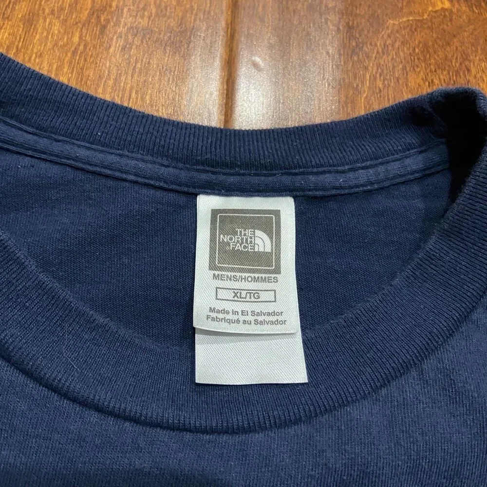 The North Face Vintage Y2K Navy Blue Easy Half Dome T-Shirt Men's Size XL